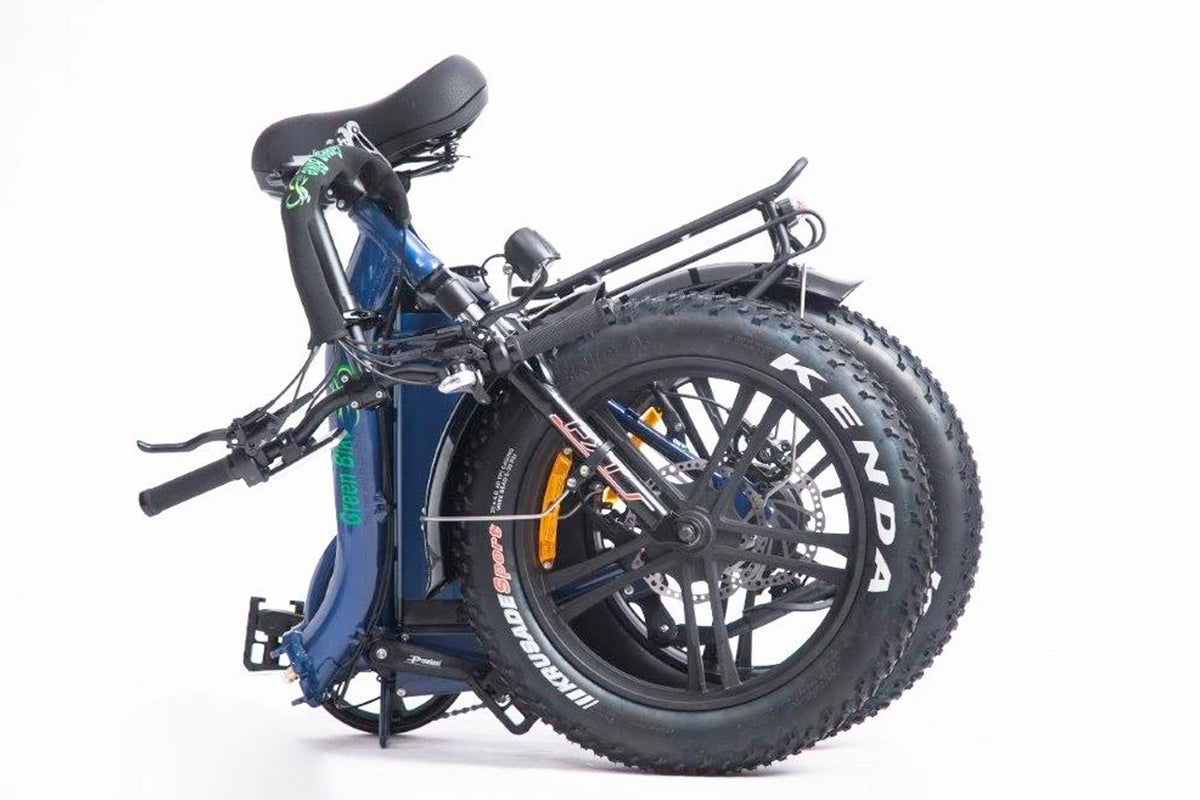 Green Bike USA GB750 LOW STEP FAT TIRE Fat Tire Folding Electric B greenbikeusa